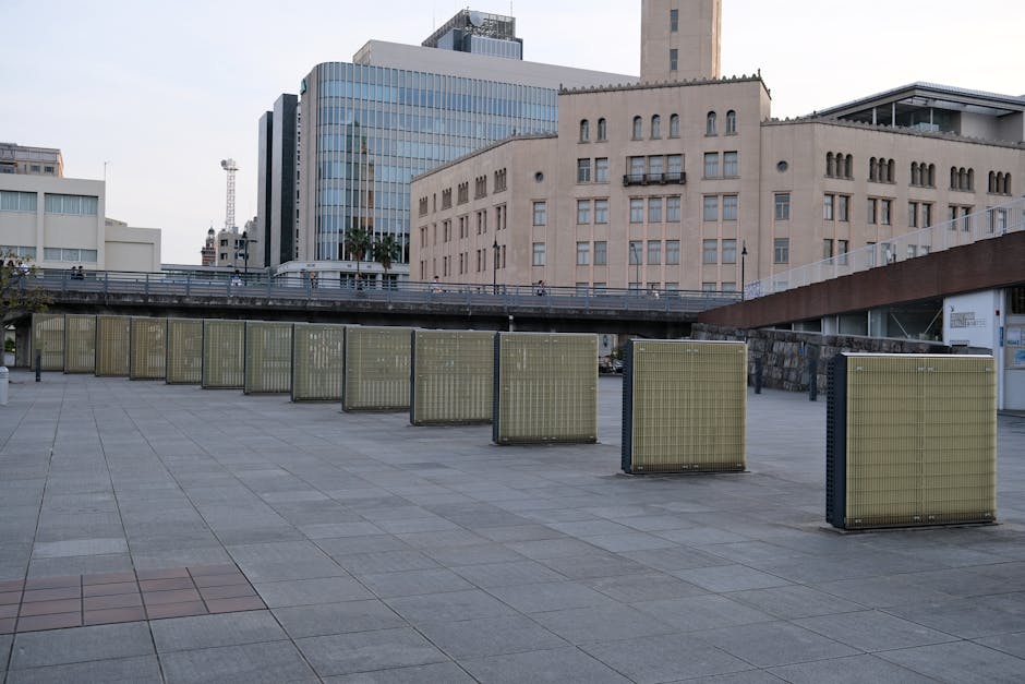 Explore the urban architecture and public space at Zou-No-Hana Park in Yokohama, Japan.